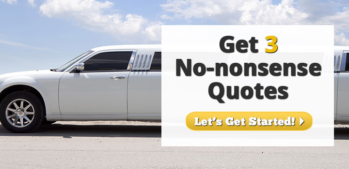 Get 3 No-Nonsense Limousine Insurance Quotes